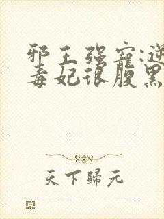 邪王强宠:逆天毒妃很腹黑