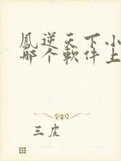 凤逆天下小说在哪个软件上可以看