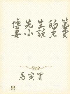 傅先生的第一罪妻小说免费阅读