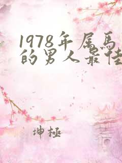 1978年属马的男人最佳配偶