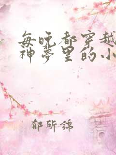 每晚都穿越到男神梦里的小说