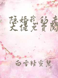 隐婚我的老公是大佬免费阅读全文