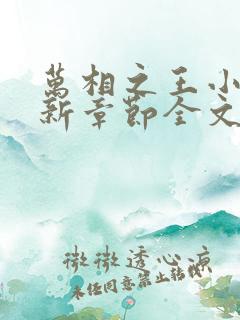 万相之王小说最新章节全文免费阅读