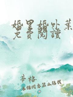 婚里婚外叶晓井免费阅读