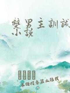 双男主训诫调教小说