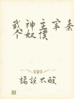 武神主宰秦尘几个奴仆