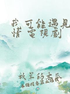 我可能遇见了爱情 电视剧