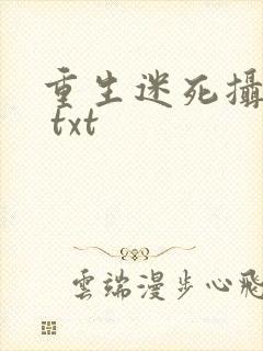 重生迷死摄政王 txt