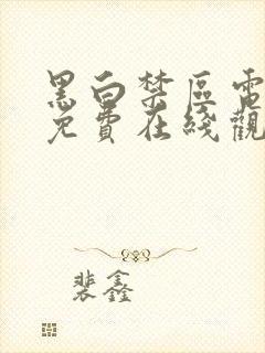 黑白禁区电视剧免费在线观看