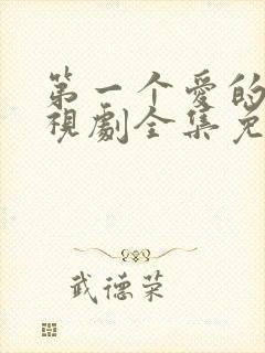 第一个爱的人电视剧全集免费观看