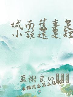 城南旧事是长篇小说还是短篇小说