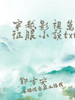 穿越影视万界之征服小说txt