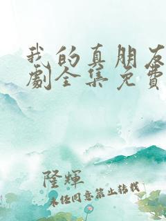 我的真朋友电视剧全集免费