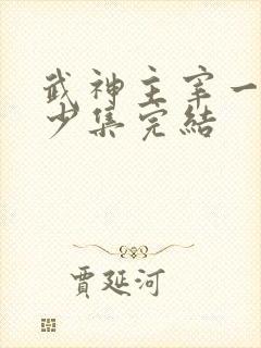 武神主宰一共多少集完结