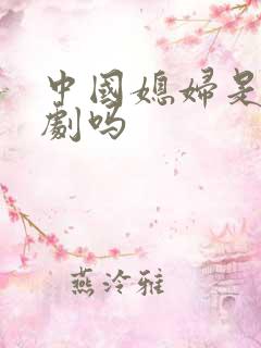 中国媳妇是琼瑶剧吗