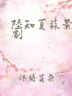 陆知夏苏景川短剧