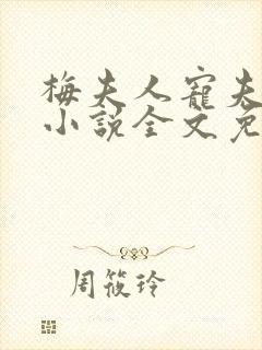 梅夫人宠夫日常小说全文免费阅读