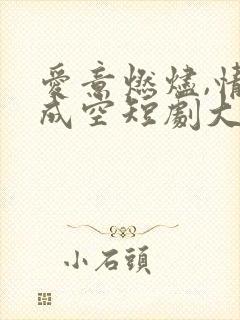 爱意燃烬,情深成空短剧大结局