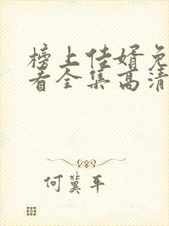 榜上佳婿免费观看全集高清