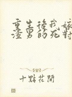 重生后我嫁给了渣男的死对头角色