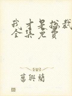 我才是总裁夫人全集免费