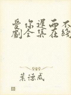 爱你迟而不晚短剧全集在线观看免费