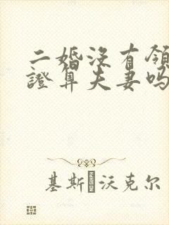 二婚没有领结婚证算夫妻吗