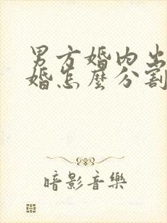 男方婚内出轨离婚怎么分割财产