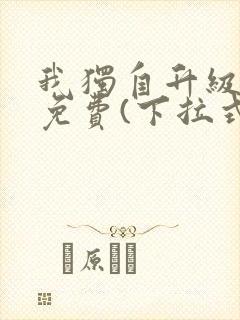 我独自升级漫画免费(下拉式)在线