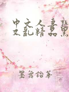 中文人妻熟女乱又乱精品黑人