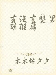 有没有双男主小说推荐