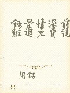 蚀骨情深前妻太难追免费观看全集