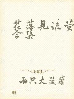 花落见流萤短剧合集