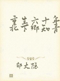 重生六十年代东北下乡知青