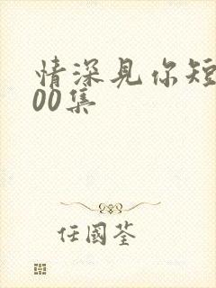 情深见你短剧100集