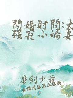 闪婚财阀:大叔强宠小娇妻正版