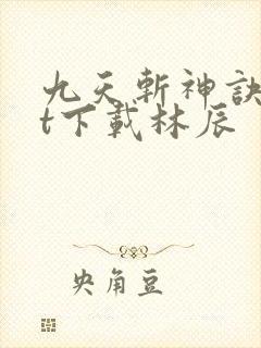 九天斩神诀txt下载林辰