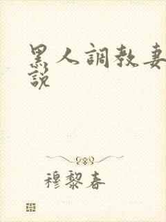 黑人调教妻子小说