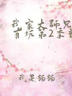 我家大师兄脑子有坑第2季动画免费