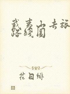 武夷山去旅游的路线图