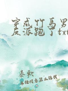 穿成竹马男二跟反派跑了txt
