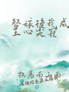 替嫁后我成了冷王心尖宠