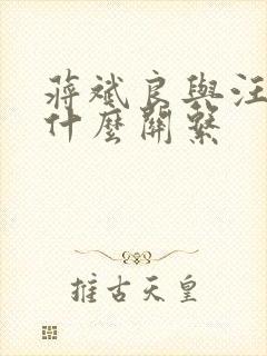 蒋斌良与汪林朋什么关系