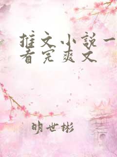 推文小说一口气看完爽文