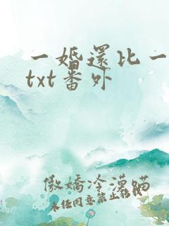 一婚还比一婚高txt番外