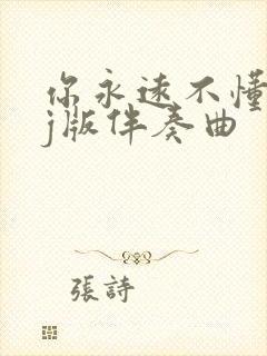 你永远不懂我dj版伴奏曲