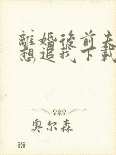 离婚后前夫总是想追我下载全集