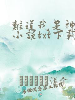 难道我是神精校小说txt下载