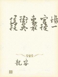 侯卫东官场笔记段英最后一次