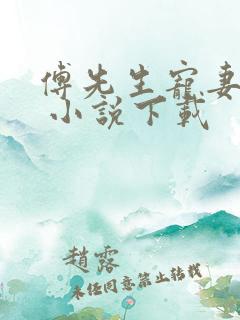 傅先生宠妻无度 小说下载